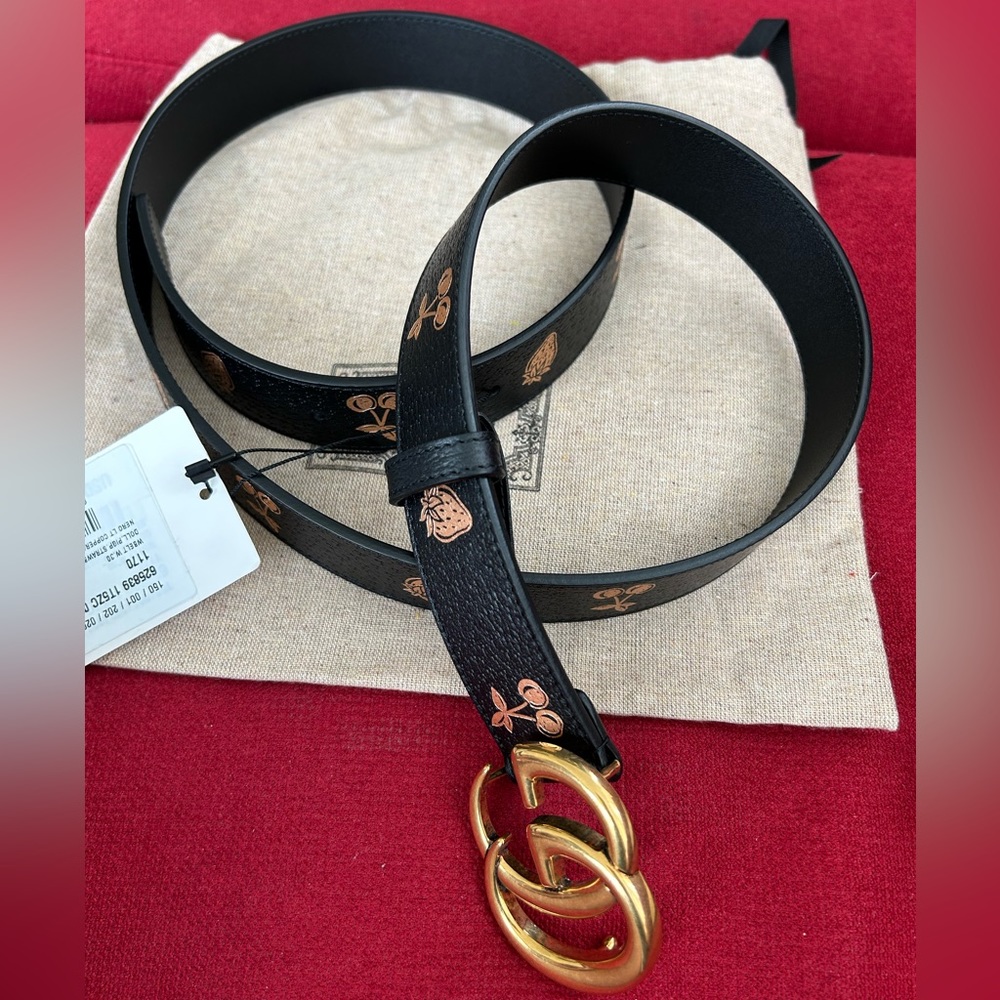 COPY - Gucci black Marmont Doll belt NID - Picture 4 of 9